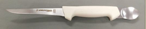 Sani-Safe® Cut and Gut Knife, 6", White