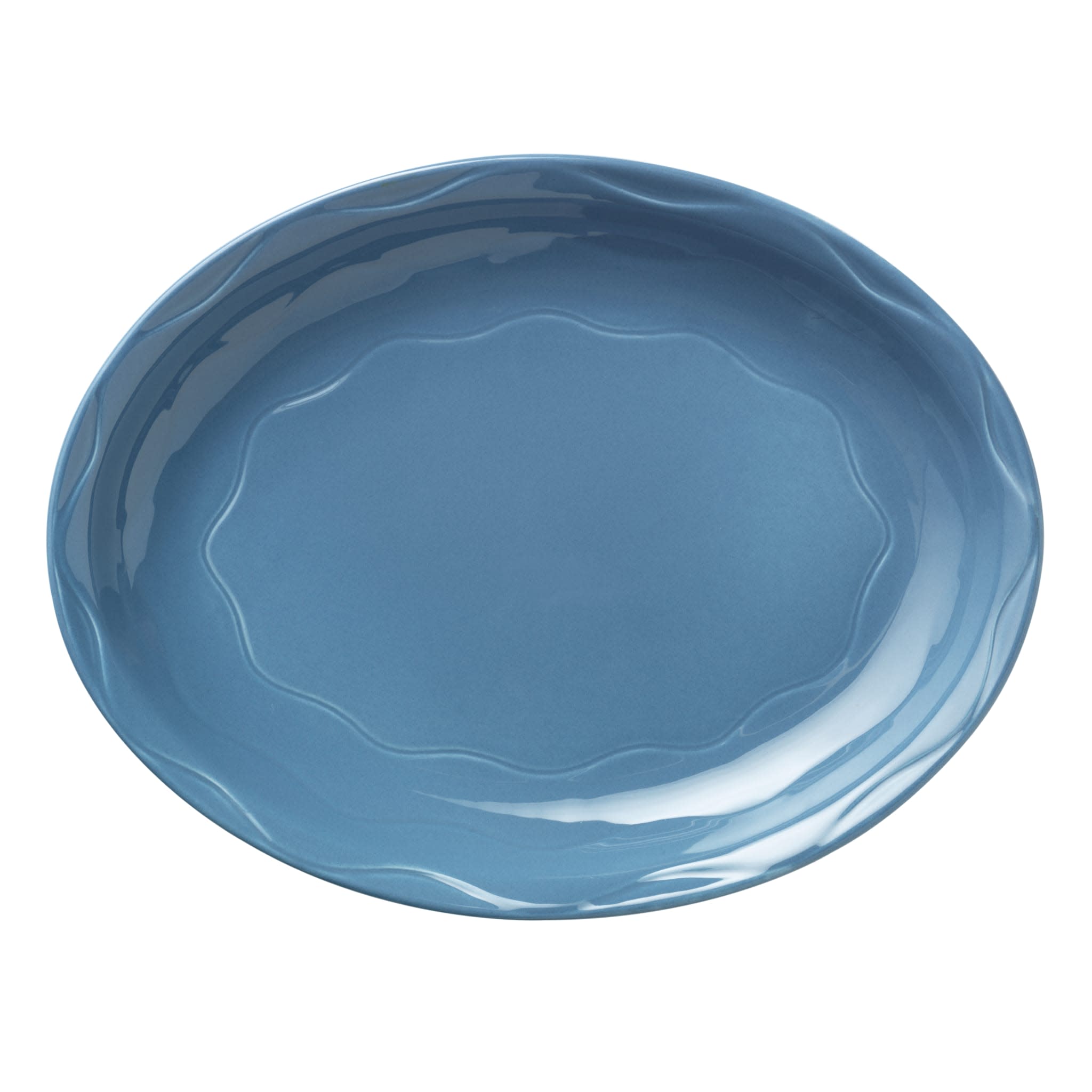 Cantina 11-5/8 in. x 9-1/4 in. Blueberry Platter