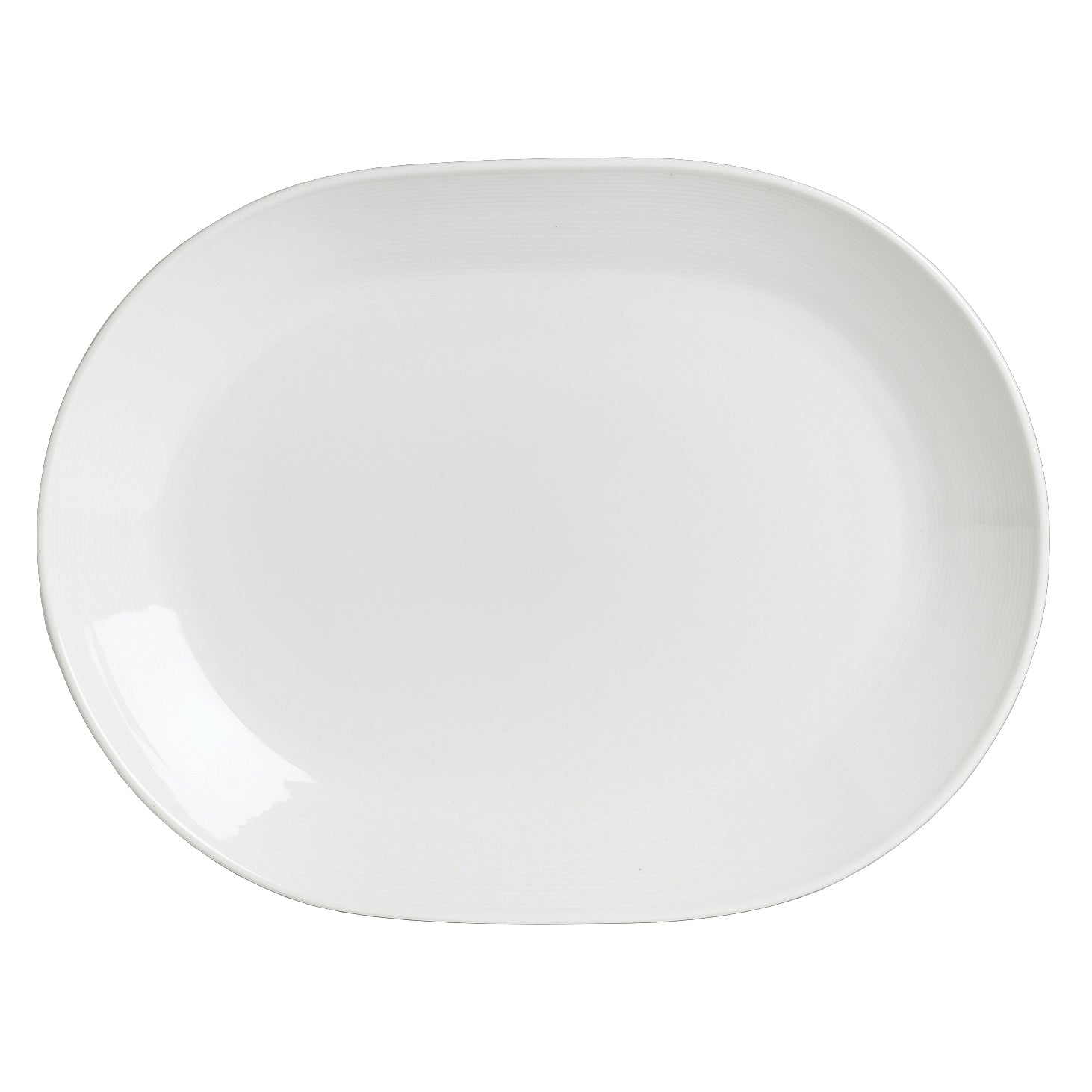 Race Track Oval Platter L 14.75" W 11.25" Aura