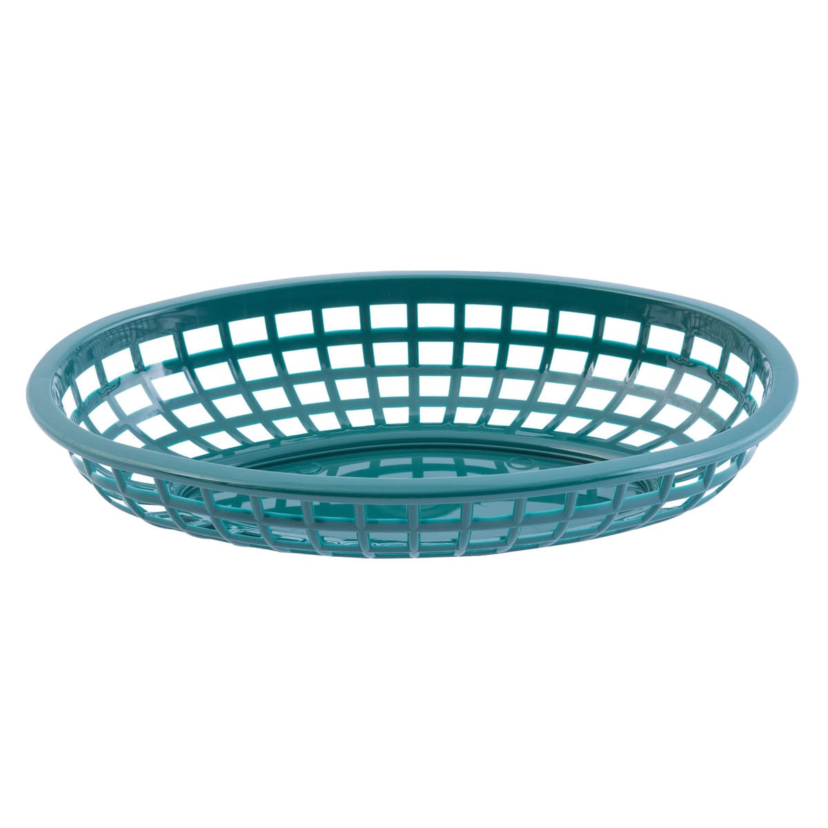 Classic Basket, 9-3/8" x 6-1/4" x 1-7/8", oval, green