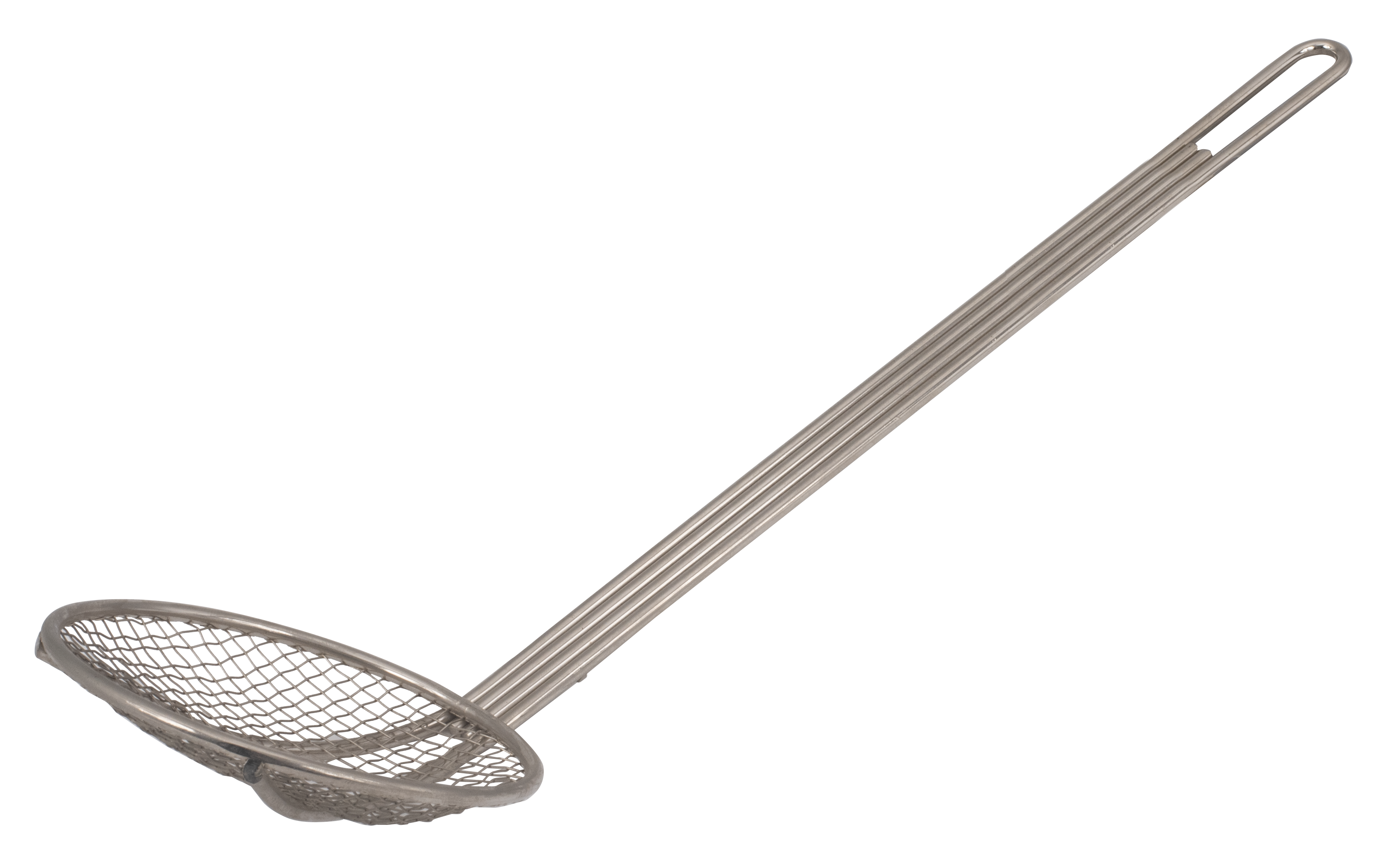 Skimmer, 5"D, Round, Plated Wire Mesh