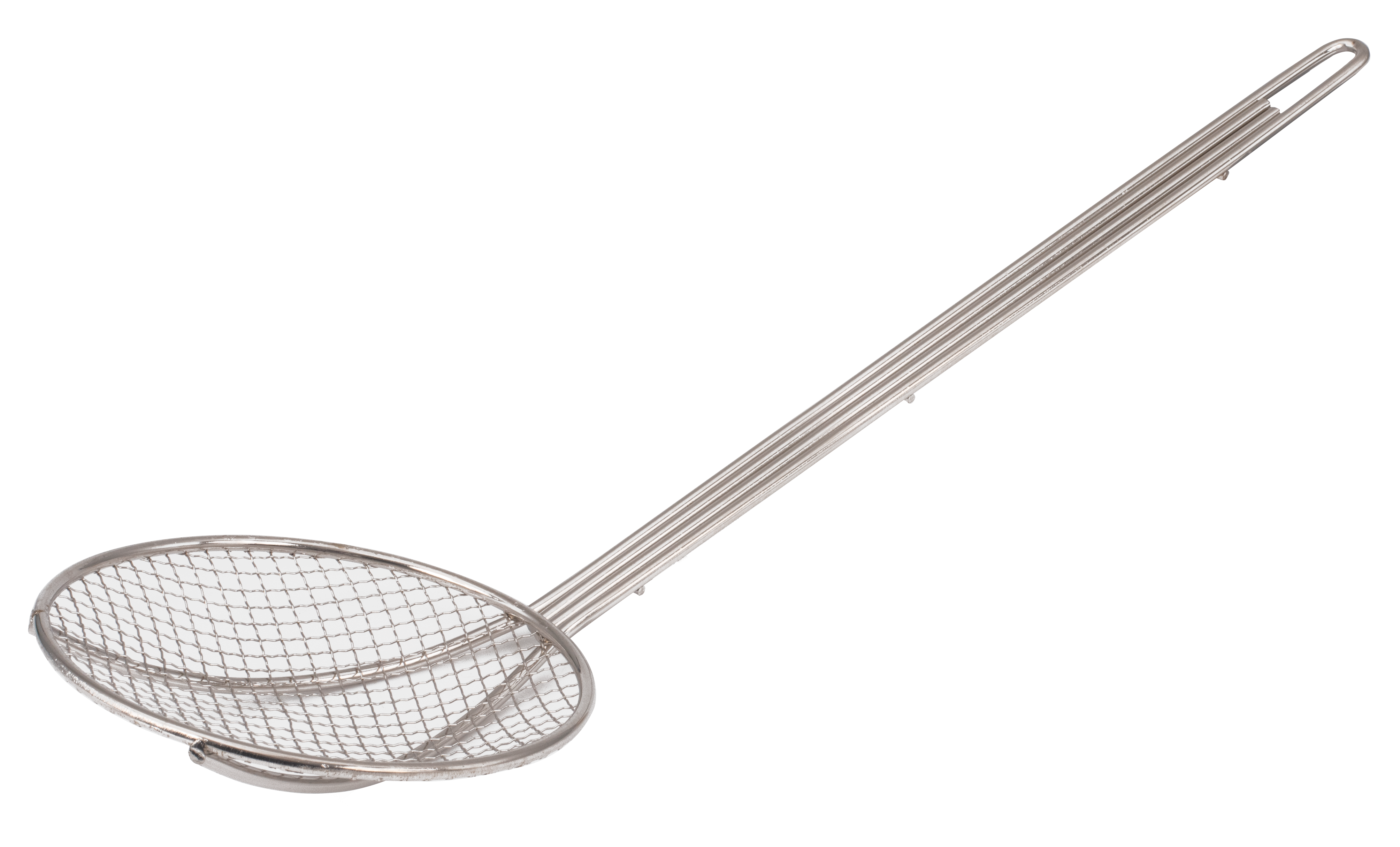 Skimmer, 6"D, Round, Plated Wire Mesh