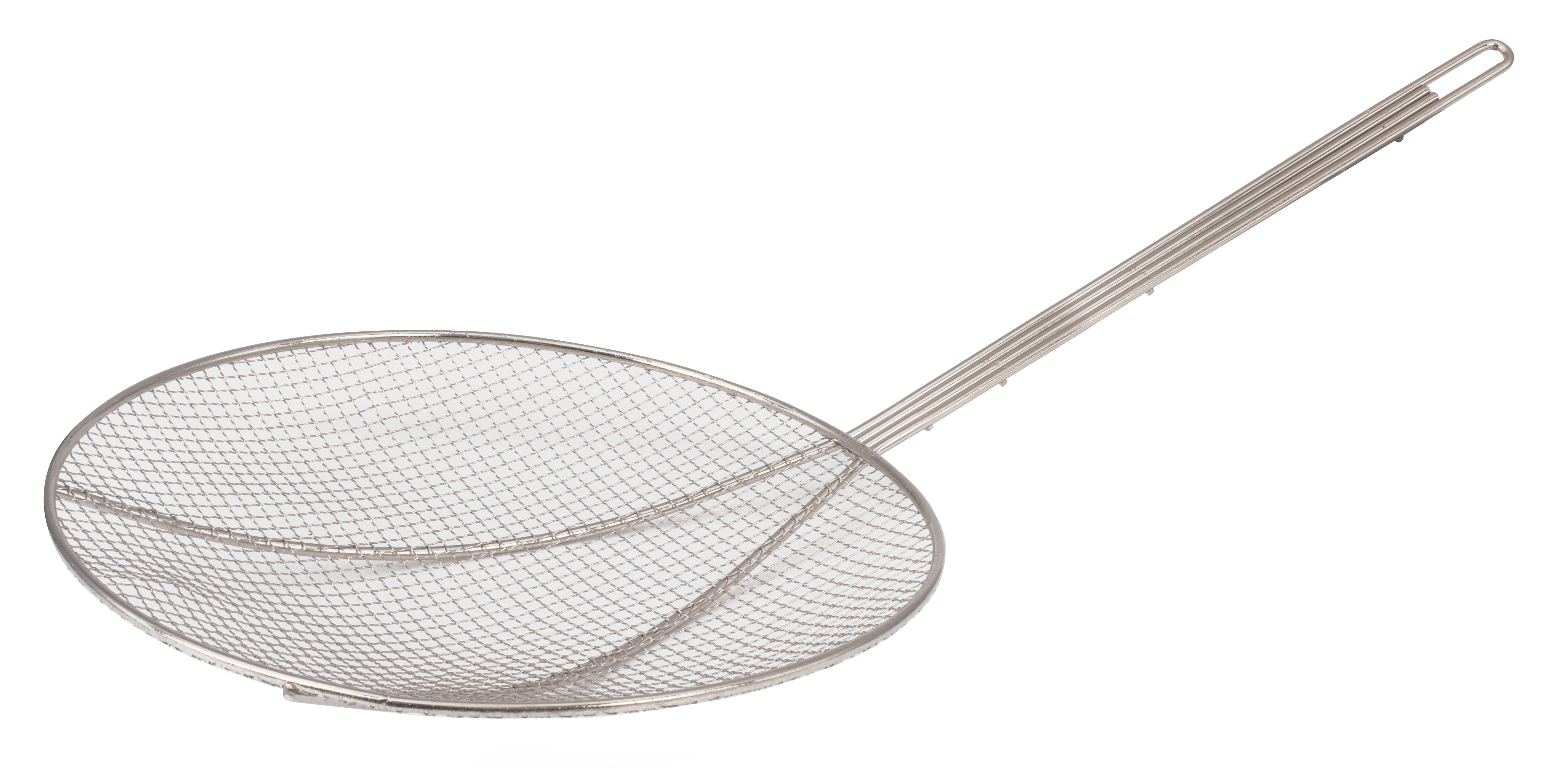 Skimmer, 12"D, Round, Plated Wire Mesh