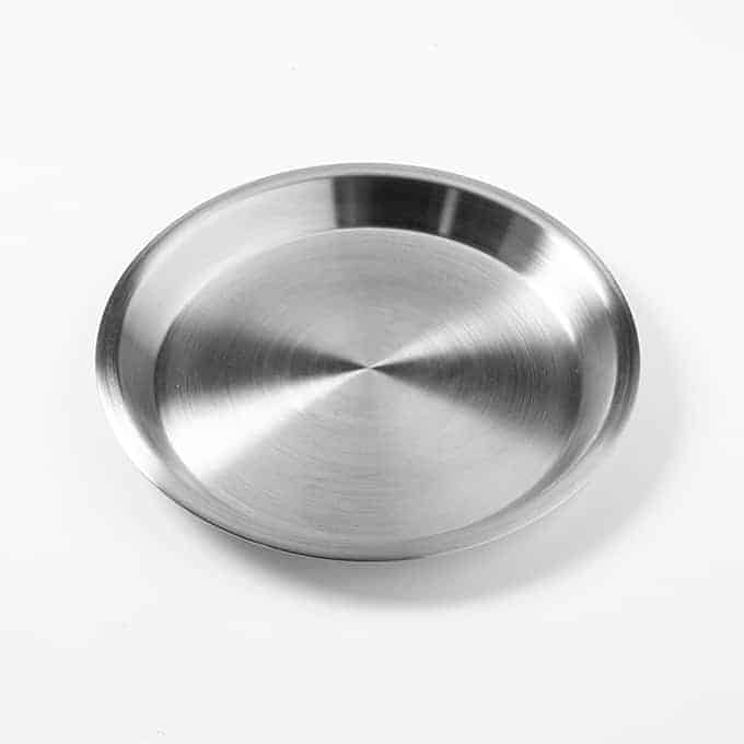 Pie Pan, Stainless Steel, 10-1/8" Dia.