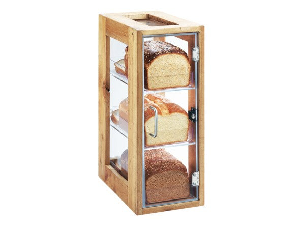 8" Rustic Pine Polycarbonate Bread Box