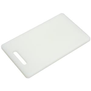 10" x 6" Bar Cutting Board, White Poly