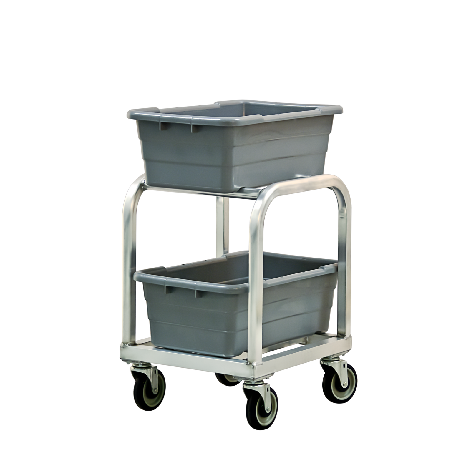 Heavy Duty 2-Lug Dolly - Platform Swivel Casters