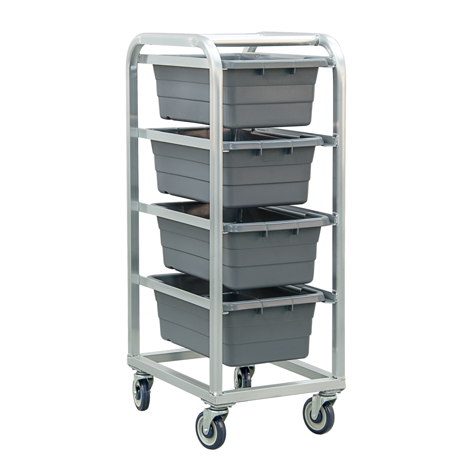 4-Lug Capacity Dolly Cart - NSF Aluminum