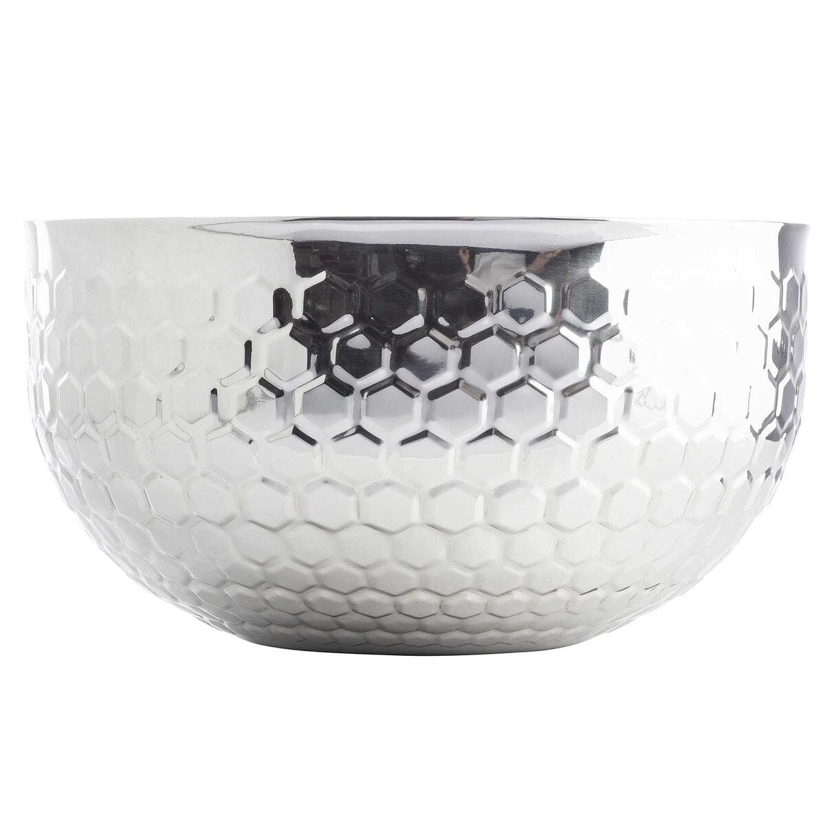 8 qt. Hive Collection Double Wall Round Bowl - Stainless Steel