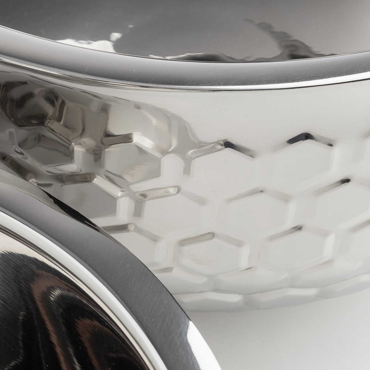 8 qt. Hive Collection Double Wall Round Bowl - Stainless Steel