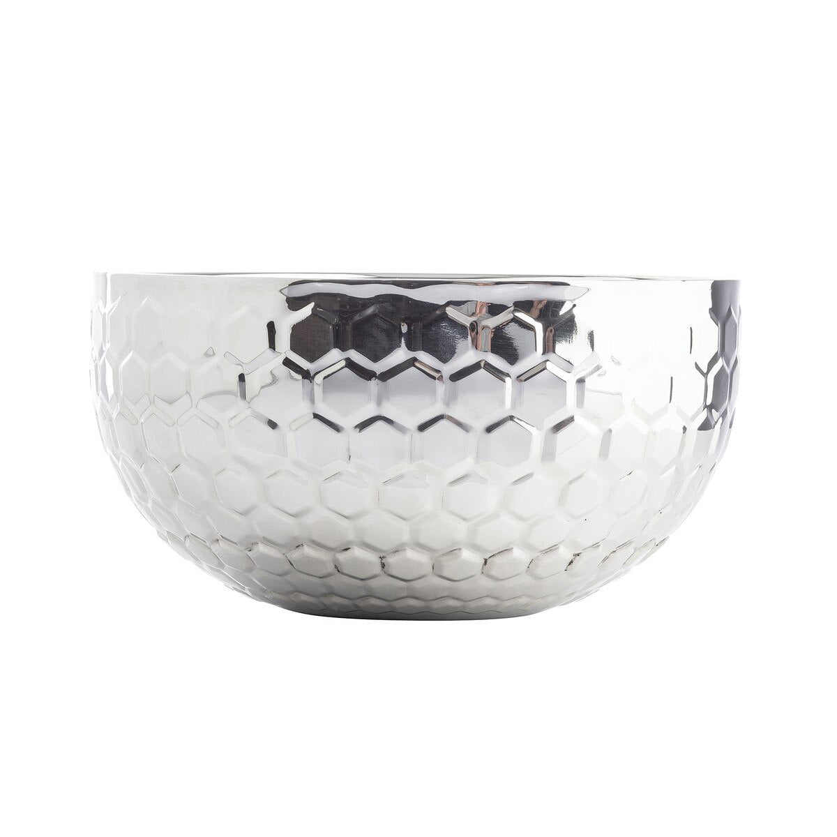 3.5 qt. Hive Collection Double Wall Round Bowl - Stainless Steel