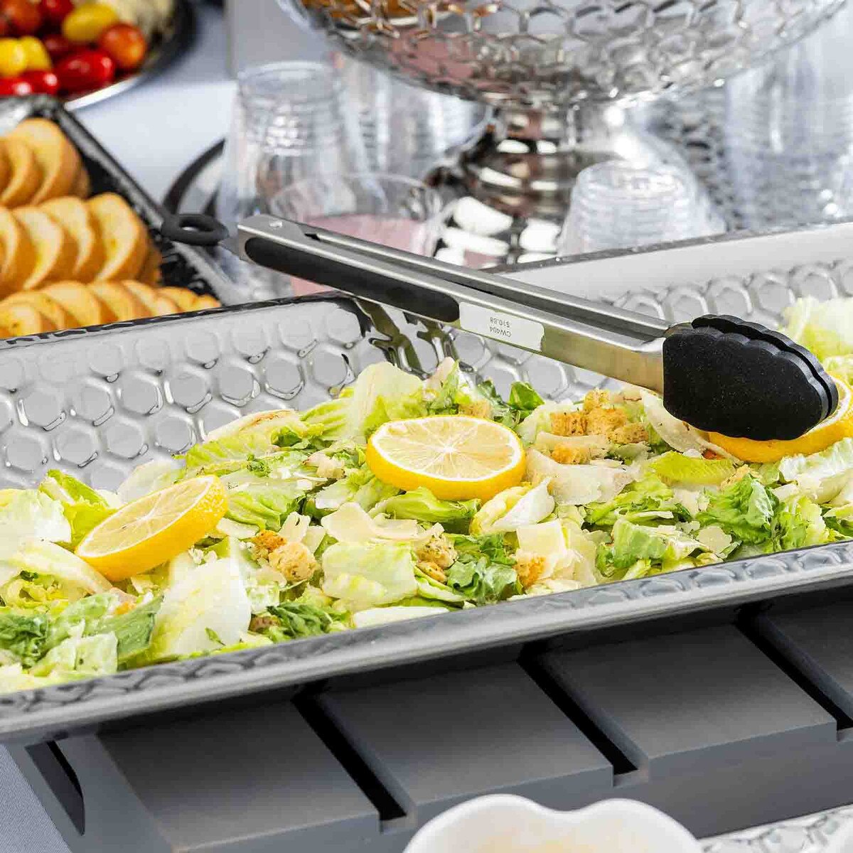 14 qt. Hive Collection Rectangular Bowl - Stainless Steel