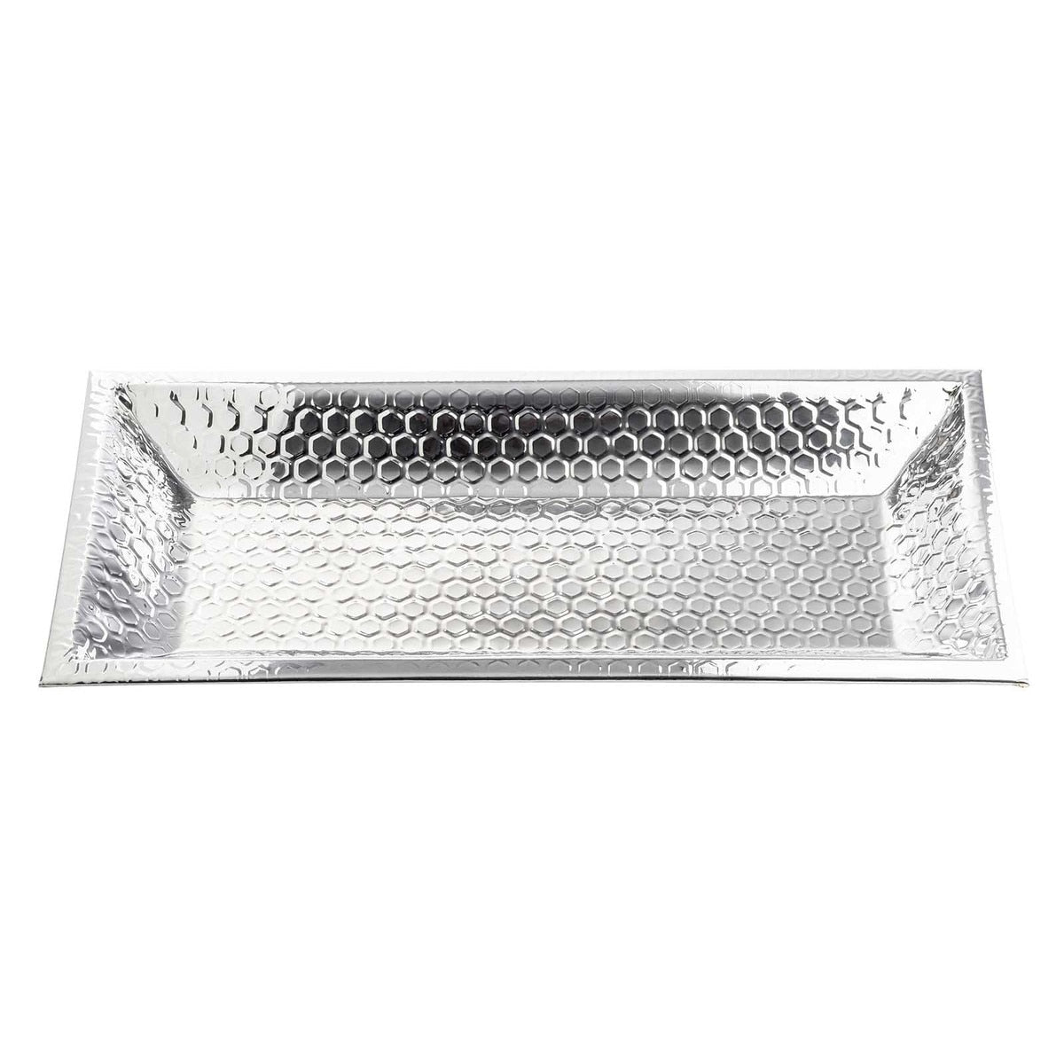23.25" x 15" Hive Collection Rectangular Serving Tray - Stainless Steel