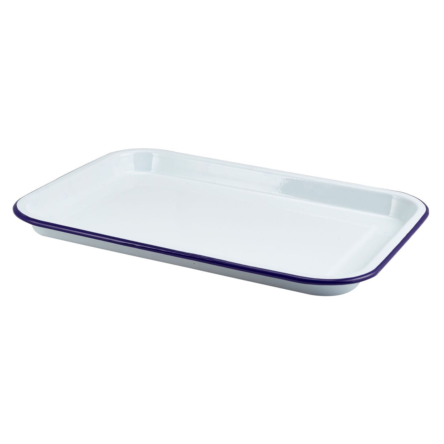 Serving Tray L 15.125" W 10.375" Gw Enamel