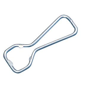 3-1/2" Wire Bottle Opener, Chrome Plated