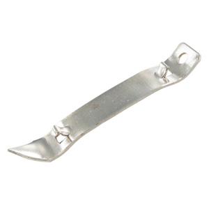 4" Bottle Opener/Can Punch, Nickel Plated