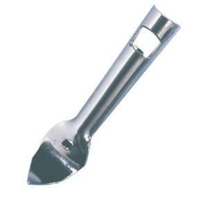 7" Bottle Opener/Can Punch, Nickel Plated