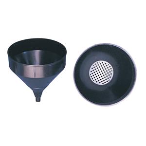 7-1/8" Drain Funnel with Screens, Black
