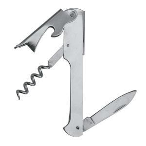 4-1/4" Waiter's Corkscrew, Chrome Plated