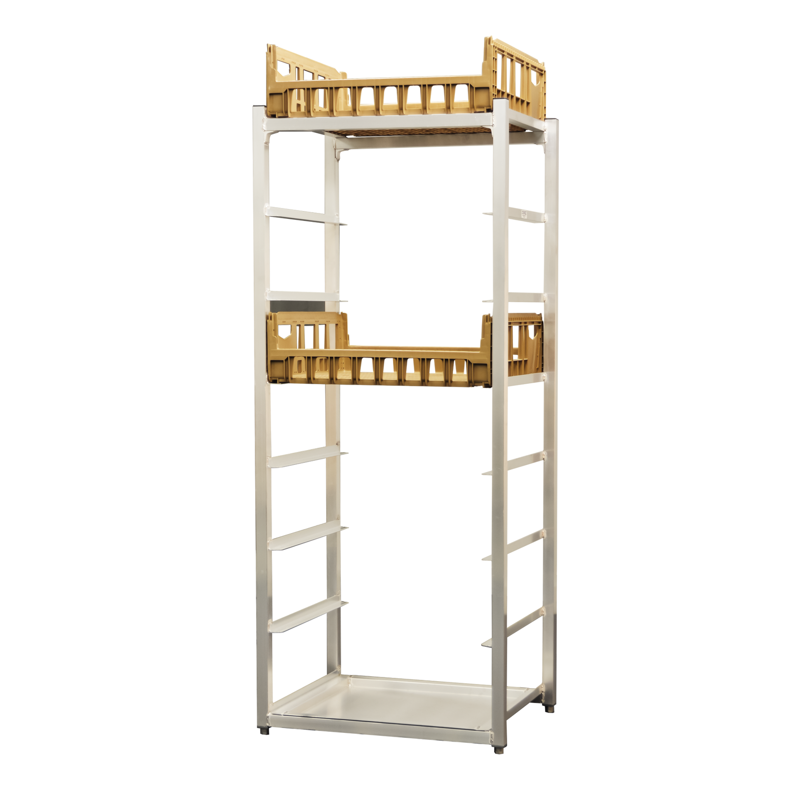 Stationary Produce Crisper Rack - 8 Basket Capacity