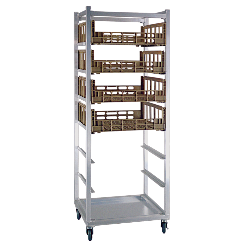 Mobile Produce Crisper Rack - 8 Basket w/ Casters