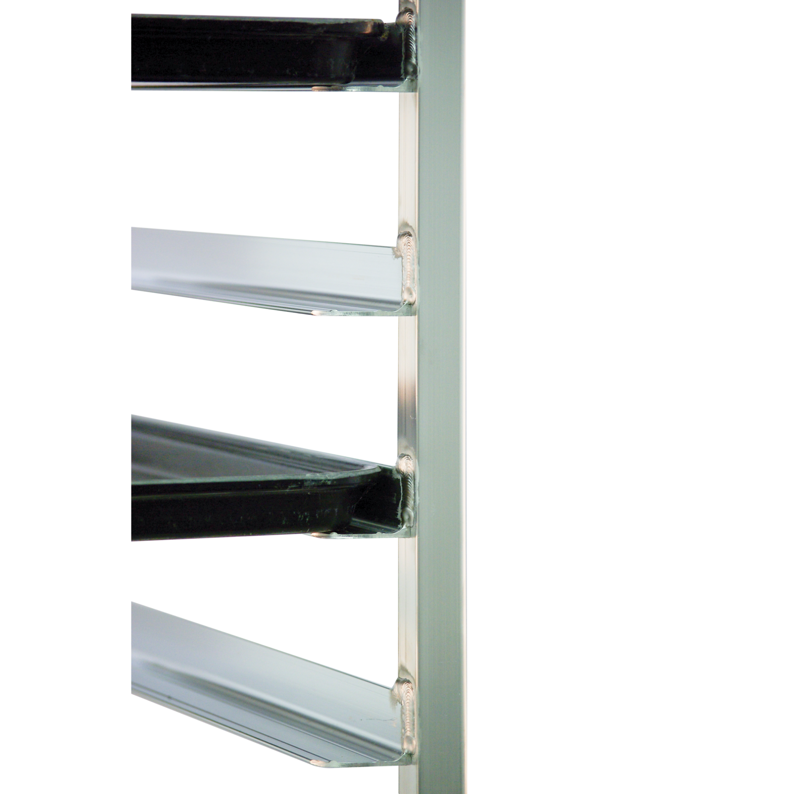 New Age 15-Pan End Load Mobile Aluminum Bun Pan Rack