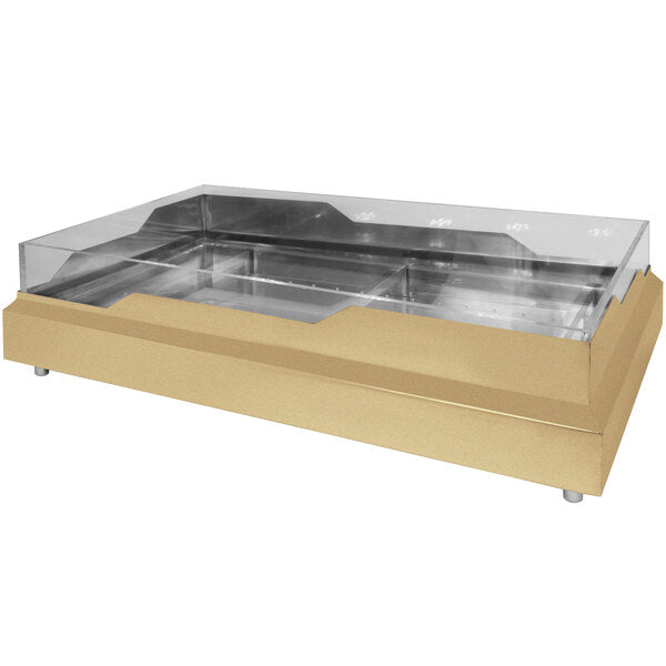 Stainless Steel Seafood Raw Bar 36 1/2"L x 20 3/4"W x 5"H