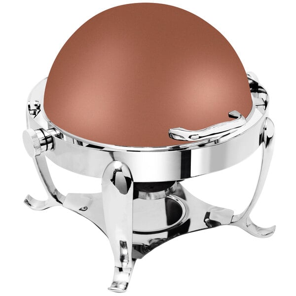 Park Avenue 4 lb Round Chafing Dish, XYLO Copper Finish
