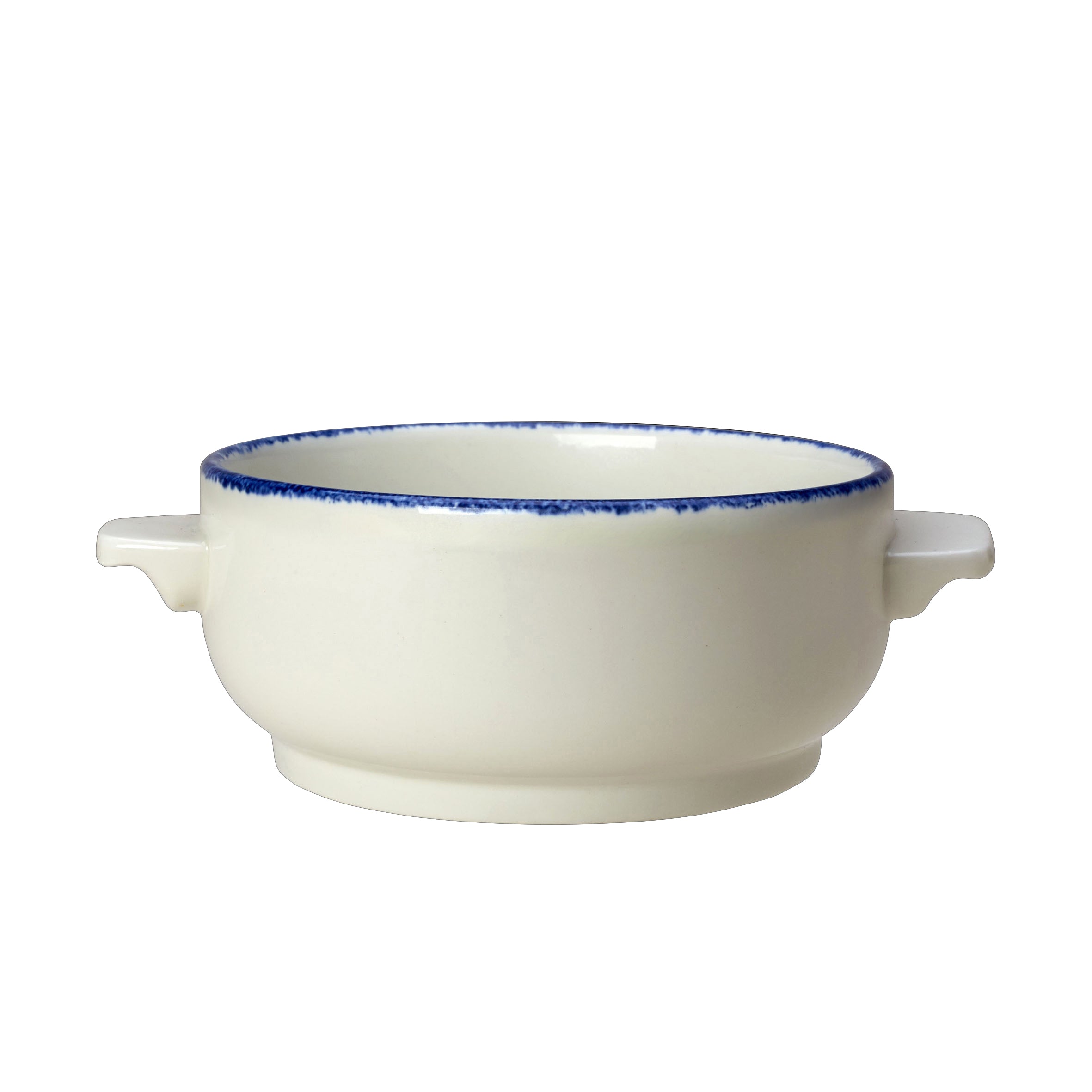 Soup Bowl Base L 6.5" W 4.875" (15.0 Oz) Blue Dapple