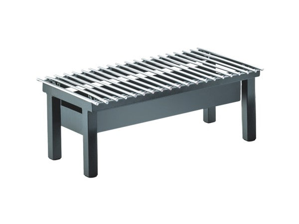 Modern Chafer Alternative 22" x 12" x 7" Black Wire Grill