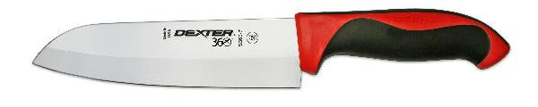Dexter® 360™ Santoku Knife, 7", Red