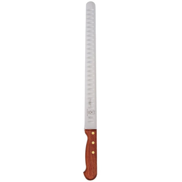 14" Praxis® Slicer, Granton Edge, High Carbon Japanese Stainless Steel, Rosewood Handle