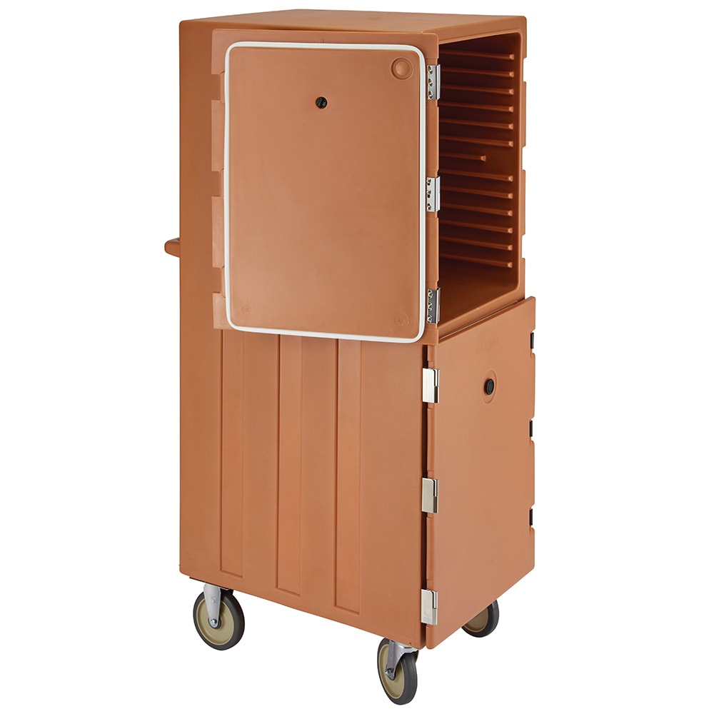Camcart® Coffee Beige Double Compartment Food Storage Box Carrier