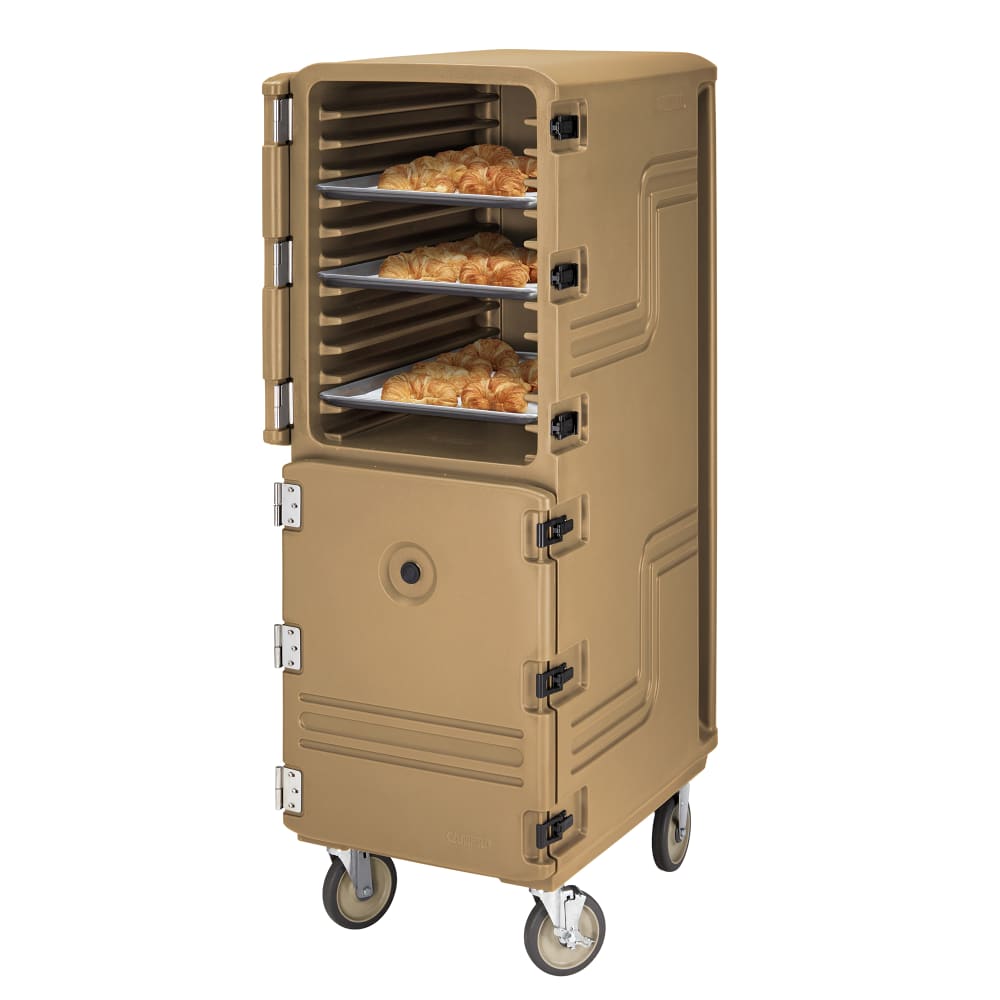 Camcart® Coffee Beige Double Compartment Tray & Sheet Pan Carrier