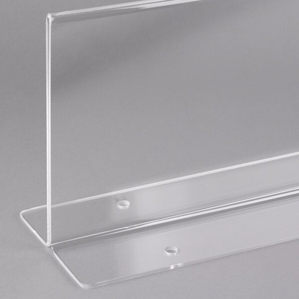 Versa Food Bar Sign Holder Clear
