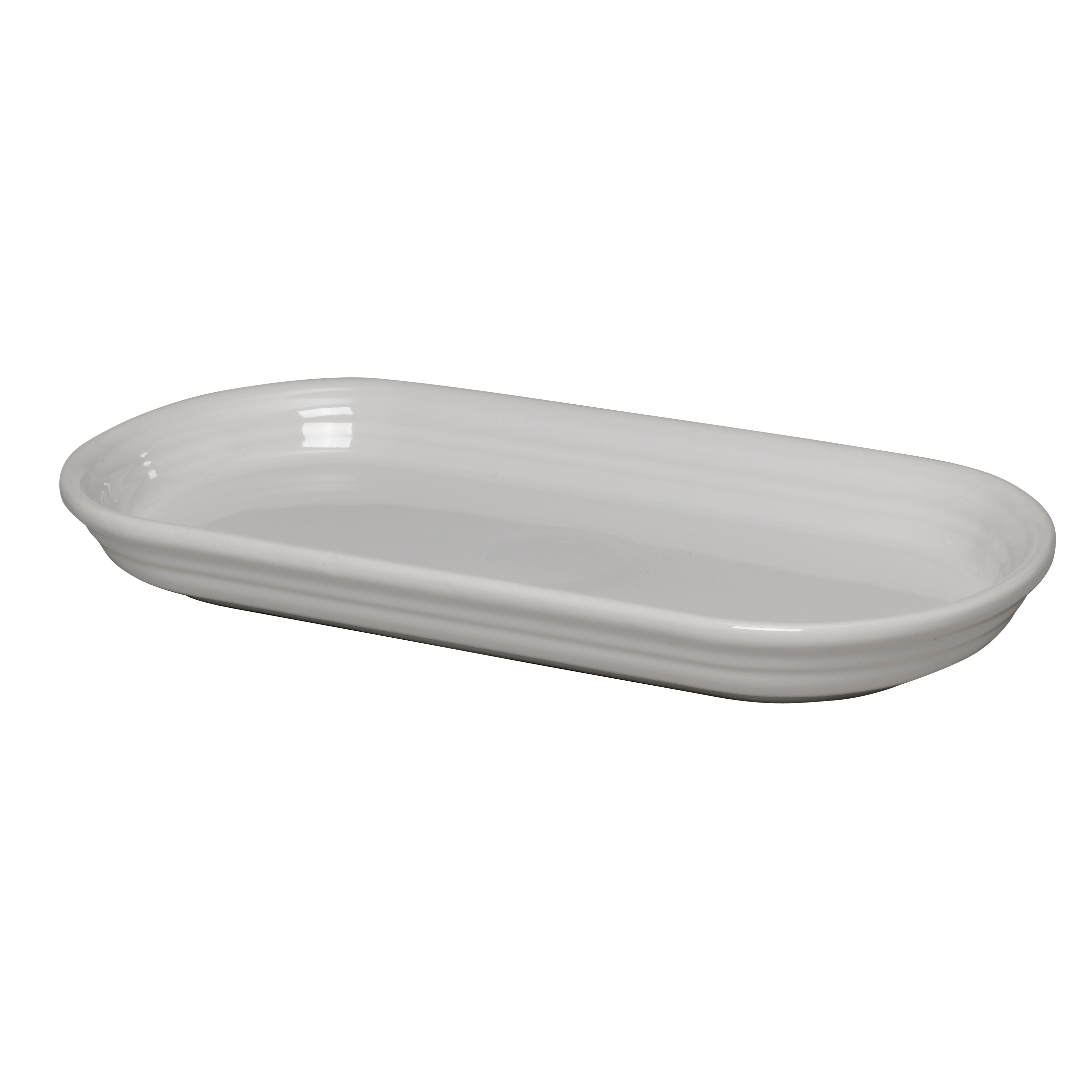 Bread Tray L 11.875" W 5.625" Fiesta White