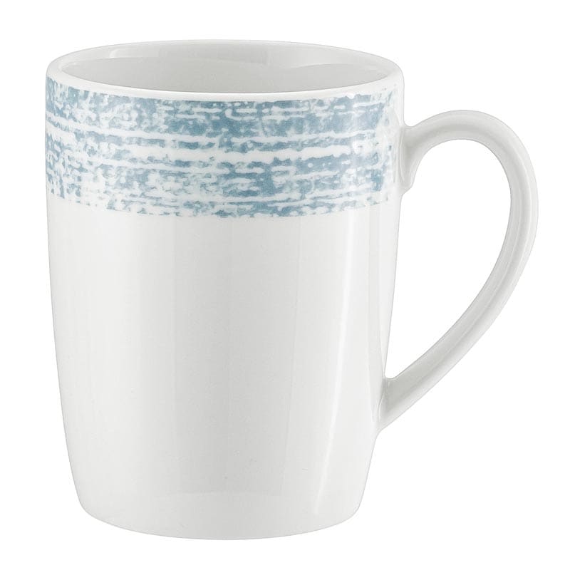 Shabby Chic Mug, 10.125 oz., Structure Blue