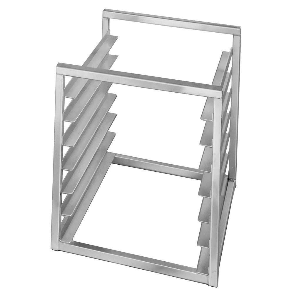 20.5" 7-Pan Heavy-Duty Aluminum Bun Pan Rack - Reach-In, End Load