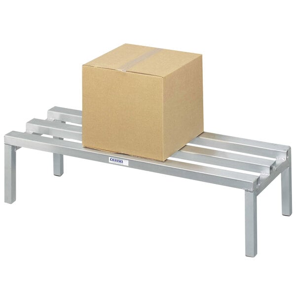 42" x 20" x 12" C-Channel Aluminum Dunnage Rack, Standard Series - 2,500 lb. Capacity
