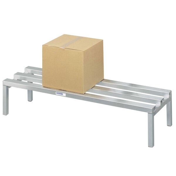 54" x 20" x 12" C-Channel Aluminum Dunnage Rack, Standard Series - 2,500 lb. Capacity