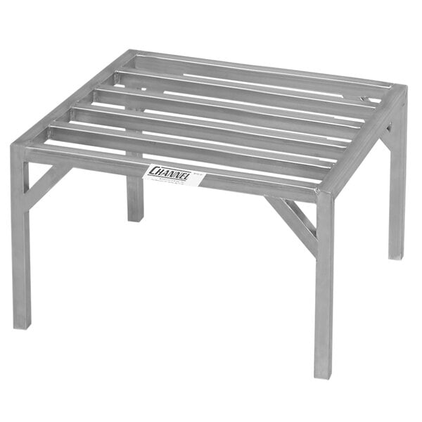 24" x 20" x 12" Tubular Stainless-Steel Dunnage Rack, Stainless Series - 4,000 lb. Capacity