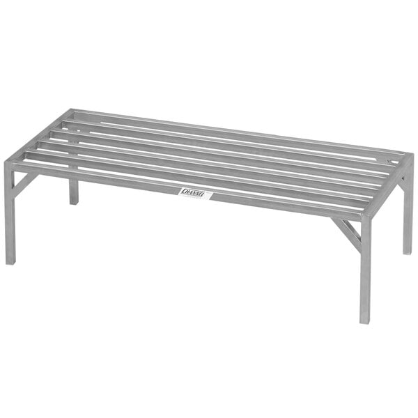 54" x 20" x 12" Tubular Stainless-Steel Dunnage Rack, Stainless Series - 4,000 lb. Capacity