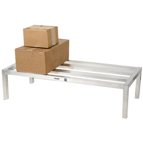 48" x 20" x 12" Heavy-Duty E-Channel Aluminum Dunnage Rack, Heavy-Duty  Series - 3,000 lb. Capacity