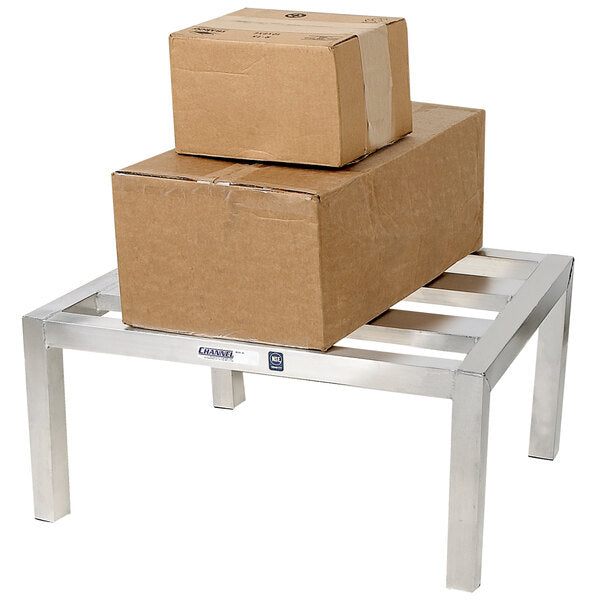 36" x 20" x 12" Heavy-Duty E-Channel Aluminum Dunnage Rack, Heavy-Duty  Series - 3,000 lb. Capacity