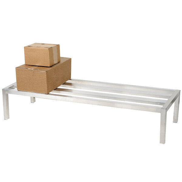 60" x 24" x 12" Heavy-Duty E-Channel Aluminum Dunnage Rack, Heavy-Duty  Series - 3,000 lb. Capacity