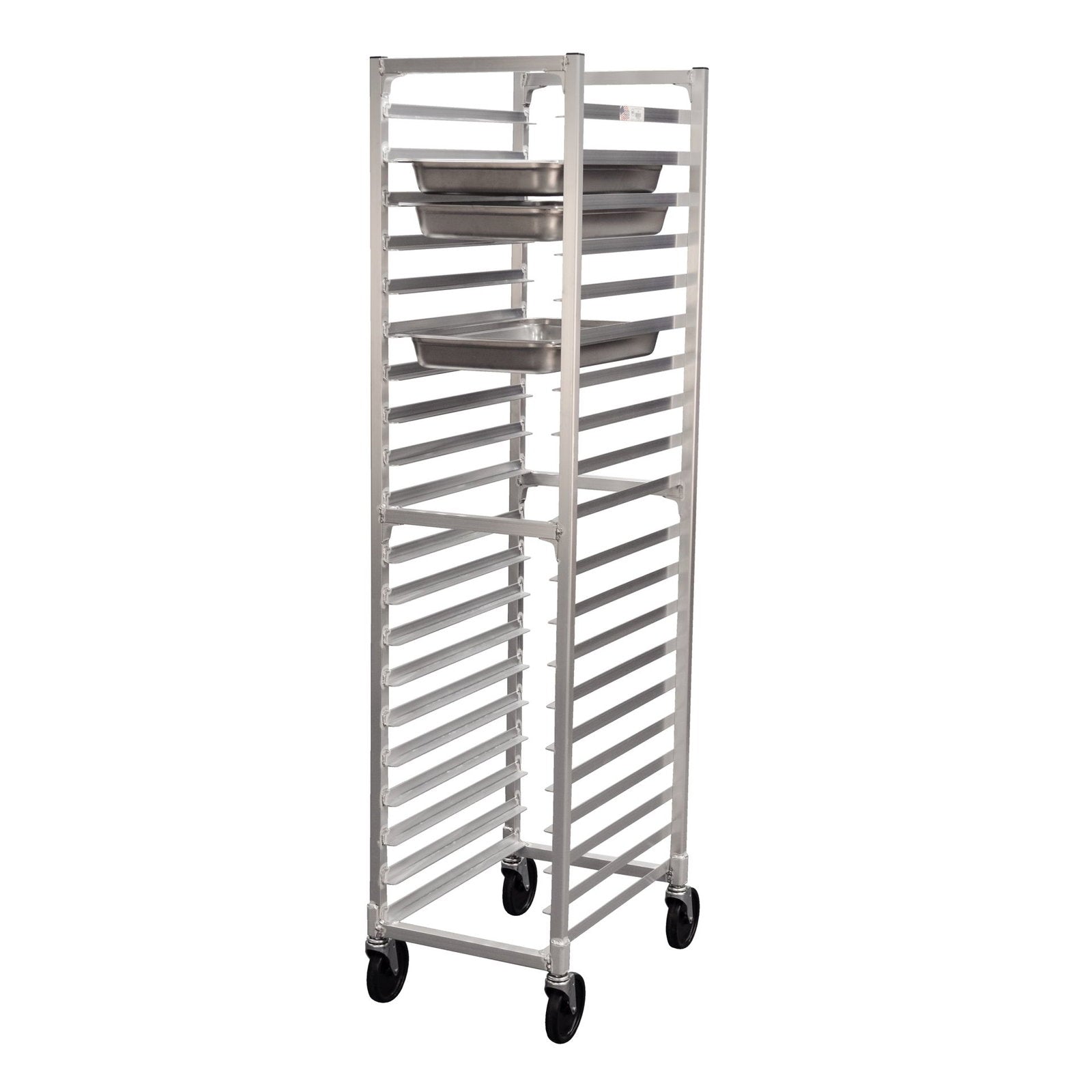 New Age 18-Pan Full Height End Load Steam Table Pan Rack