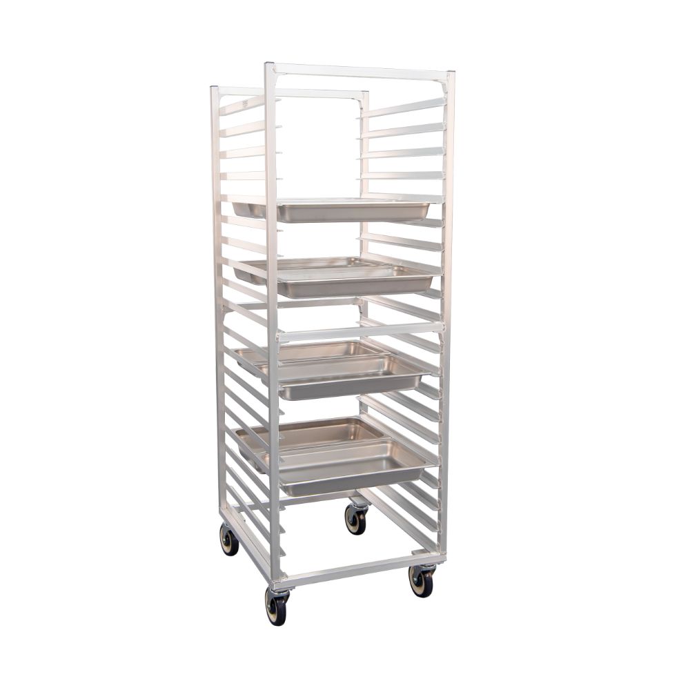 New Age 36-Pan Full Height Side Load Steam Table Pan Rack