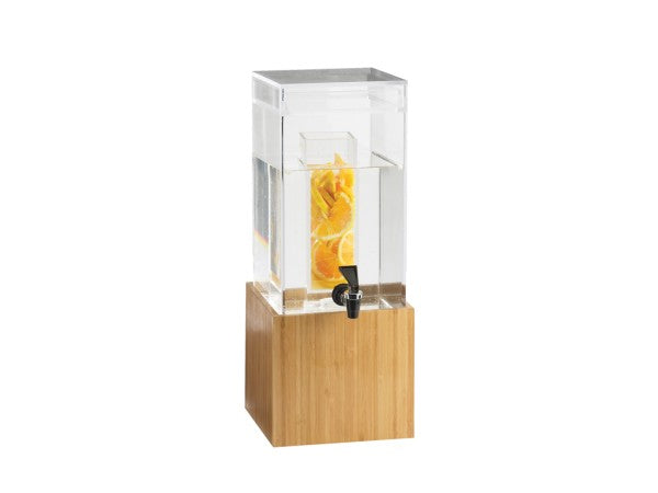 Bamboo 1-1/2 Gallon Beverage Dispenser Infuser