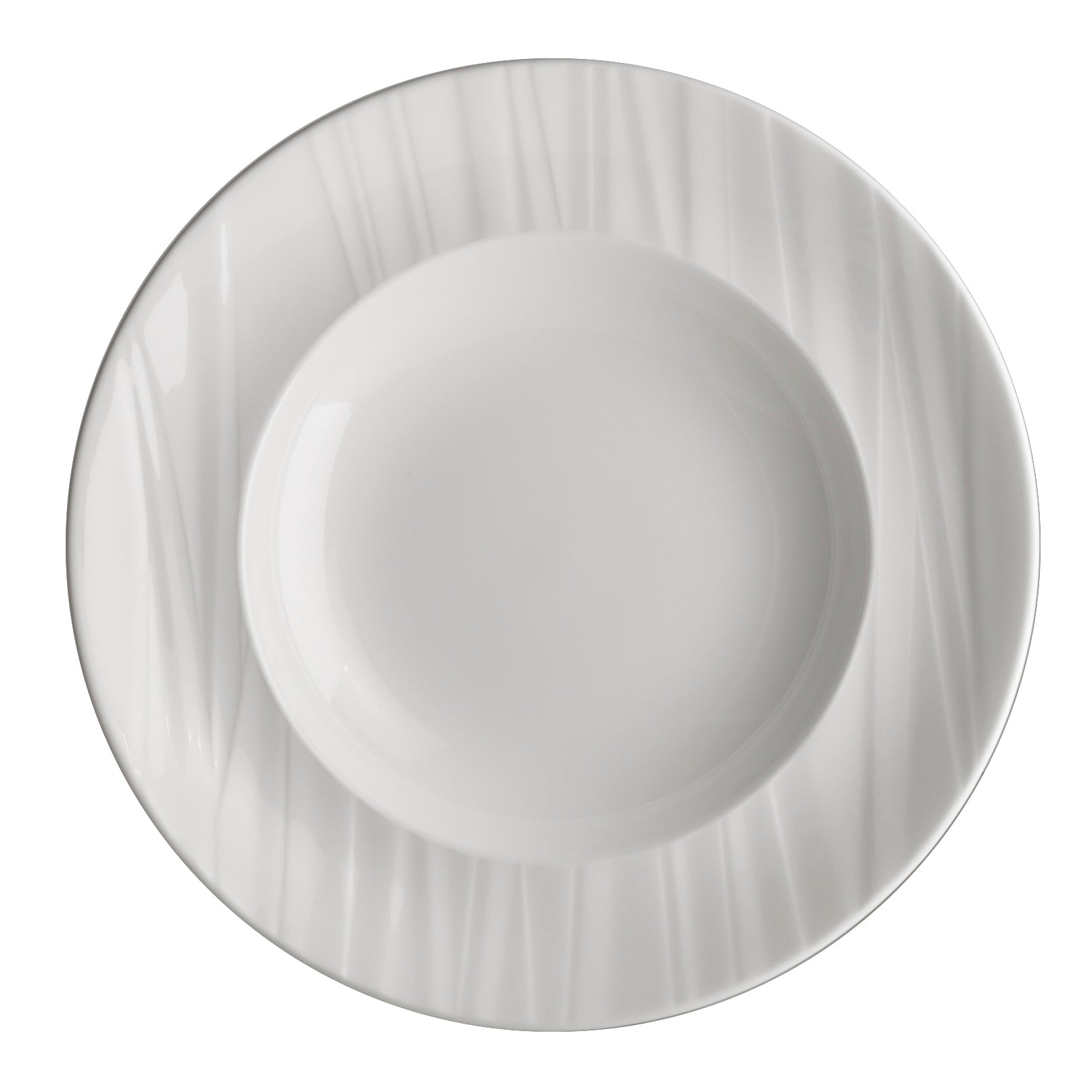Presentation Bowl 11.0" Dia. (10.0 Oz) Foliobone Ruche