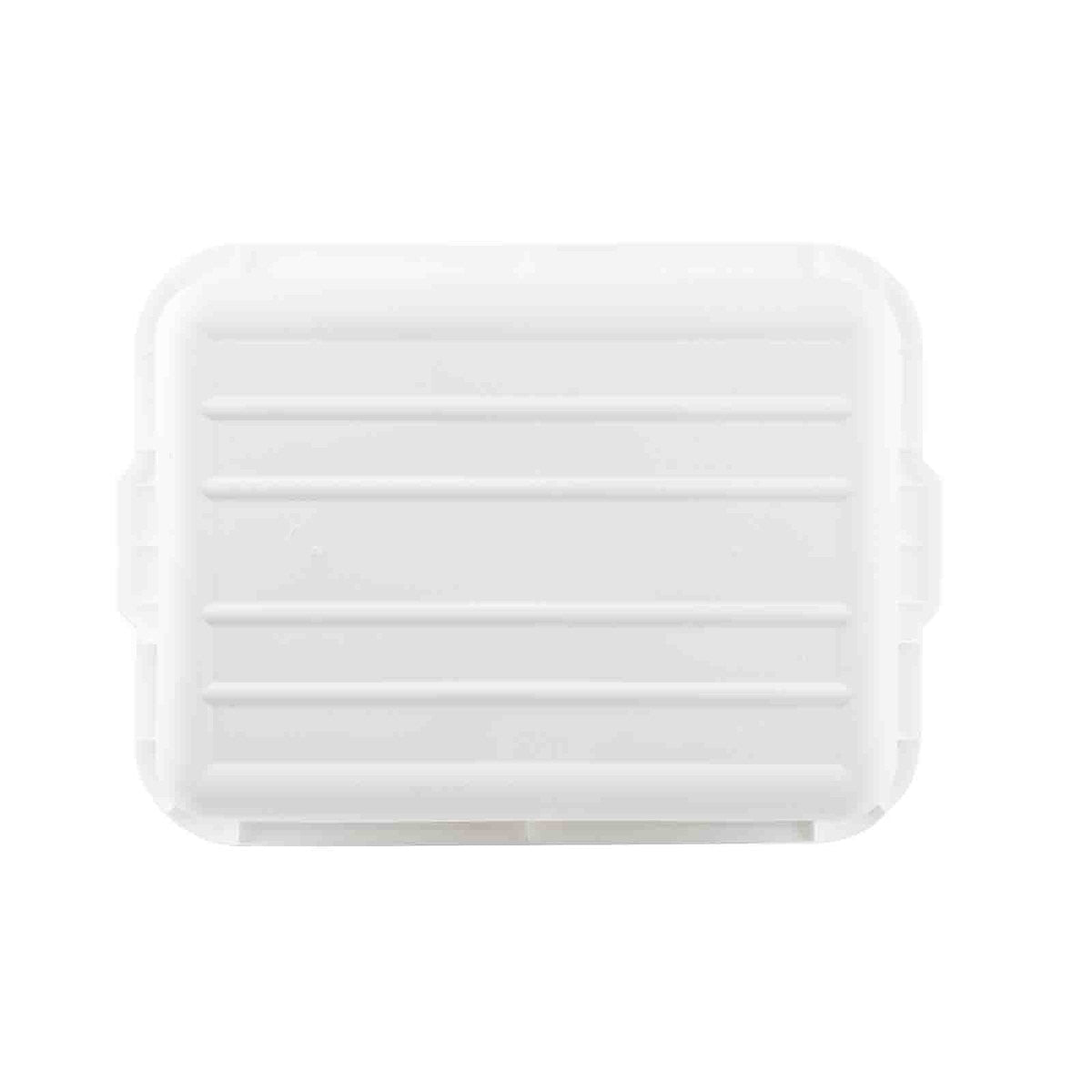 White Tote Box 21-1/2" x 15-3/4" x 7"